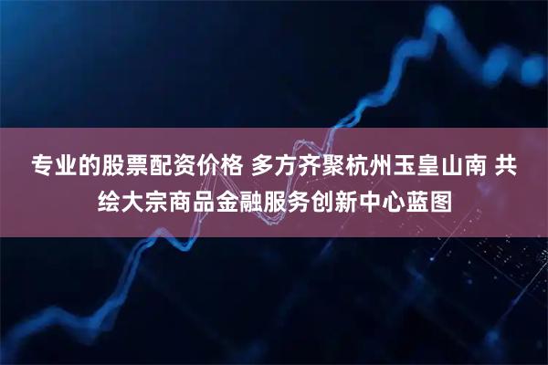 专业的股票配资价格 多方齐聚杭州玉皇山南 共绘大宗商品金融服务创新中心蓝图